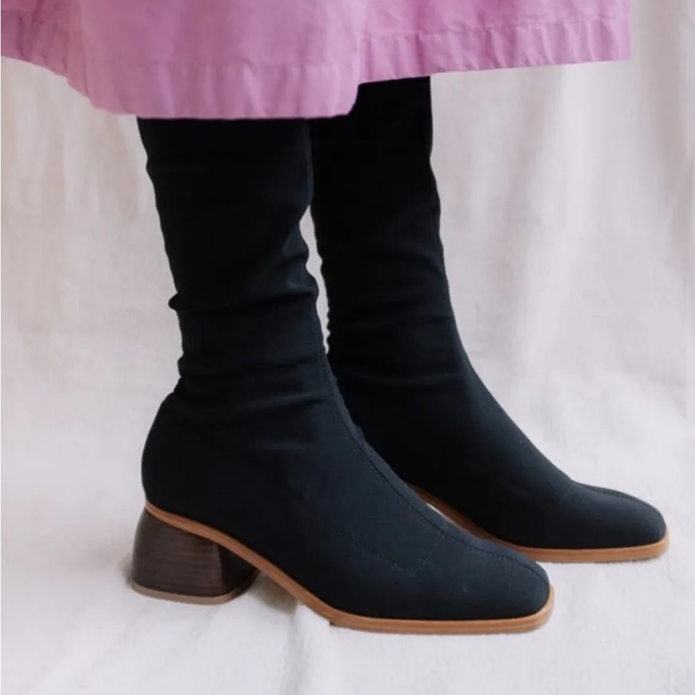 Sold Out PALOMA WOOL Lupe Boots in Black Neoprene Size 38 / US 8